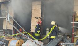Kahramanmaraş'ta Korkutan Depo Yangını
