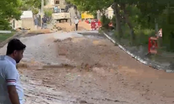 Kahramanmaraş’ta Su Hattı Patladı