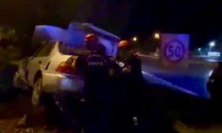 Kahramanmaraş'ta Otomobil Hurdaya Döndü: 2 Yaralı