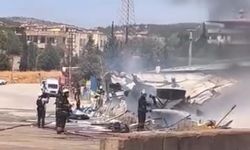 Kahramanmaraş'ta Fabrika Yangını Kontrol Altında