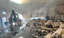 Kahramanmaraş'ta Fabrika Yangını Kontrol Altına Alındı