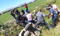 Kahramanmaraş’ta Otomobil Sulama Kanalına Uçtu: 4 Yaralı
