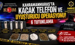 Kahramanmaraş’ta Kaçak Telefon ve Uy*şturucu Operasyonu: 6 Tutuklama