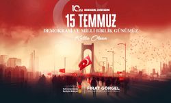 Başkan Görgel'den 15 Temmuz'un 10'uncu Yılında Birlik ve Beraberlik Mesajı