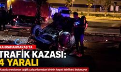 Kahramanmaraş'ta Kazaya Müdahale Eden Sağlık Çalışanlarına Otomobil  Çarptı: 4 Yaralı