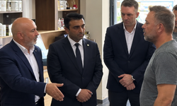 Ali Öztunç, Toptancılar Sitesi’nde esnafla buluştu