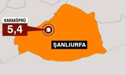 Şanlıurfa Karaköprü’de 5,4 büyüklüğünde deprem