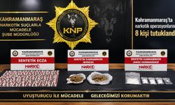 Narkotik ekiplerinden Kahramanmaraş’ta peş peşe operasyonlar