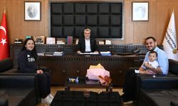 Başkan Görgel, milli şampiyon Safiye’yi ağırladı