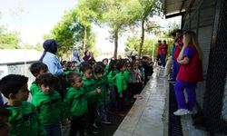 Kahramanmaraş’ta minikler can dostlarla buluştu