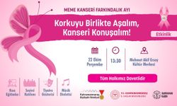 Kahramanmaraş’ta meme kanseri için farkındalık etkinliği