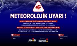 Kahramanmaraş’ta 8 ilçe için kuvvetli yağış uyarısı