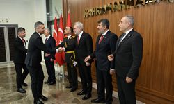 Valilikte Cumhuriyet Bayramı tebrik töreni