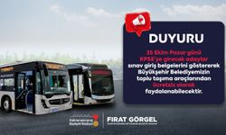 Kahramanmaraş’ta KPSS adaylarına ücretsiz ulaşım
