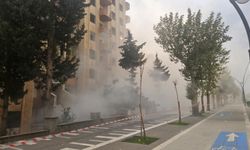 Kahramanmaraş’ta yıkım sırasında toz bulutu oluştu