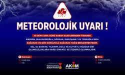 Kahramanmaraş’ta 5 ilçeye sağanak yağış uyarısı