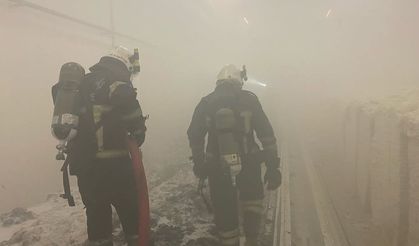 Kahramanmaraş’ta Tekstil Fabrikasında Yandı