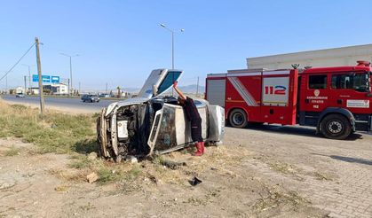 Kahramanmaraş'ta Otomobil Takla Attı: 2 Yaralı