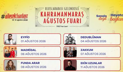 Geleneksel Ağustos Fuarı Konser Takvimi Belli Oldu