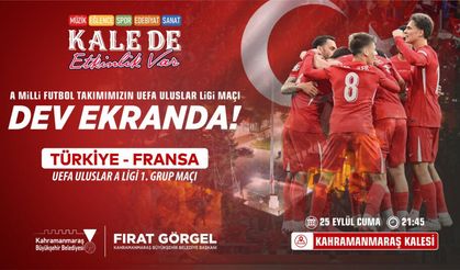 Kahramanmaraş Kalesi’nde millî maç heyecanı