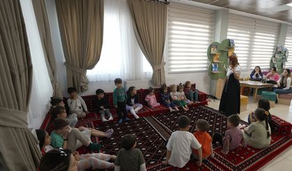 Kahramanmaraş’ta çocuklar masal ve atölyeyle buluştu