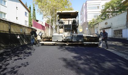 Kahramanmaraş’ta 1 kilometrelik cadde asfaltlanıyor
