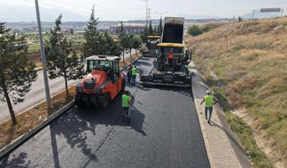 Kahramanmaraş’ta 2 kilometrelik yol yenileniyor