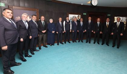 AK Parti Kahramanmaraş heyetinden Bakan Çiftçi’ye ziyaret
