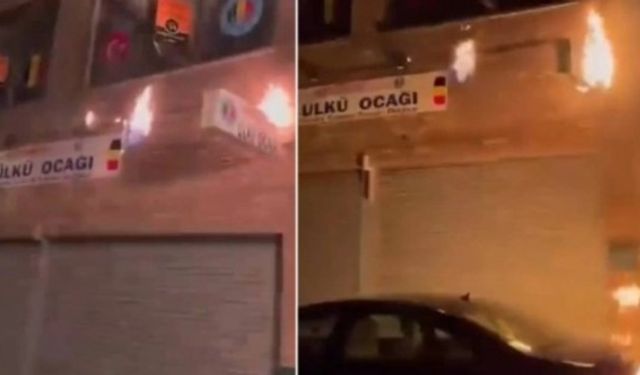 Belçika'da PKK Destekçileri Ülkü Ocağı Binasına Molotoflarla Saldırdı