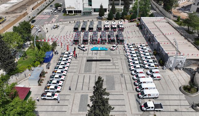 Kahramanmaraş'ta Yeni Araçlar Vatandaşa Hizmet İçin Hazır