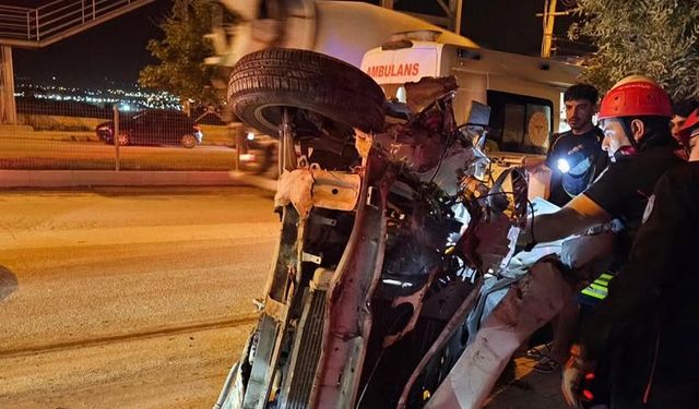 Kahramanmaraş'ta Araç Devrildi: 1 Yaralı