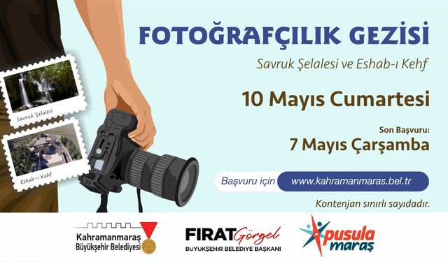 Kahramanmaraş'ta Gençler Doğa ve Tarihi Objektiflere Taşıyacak