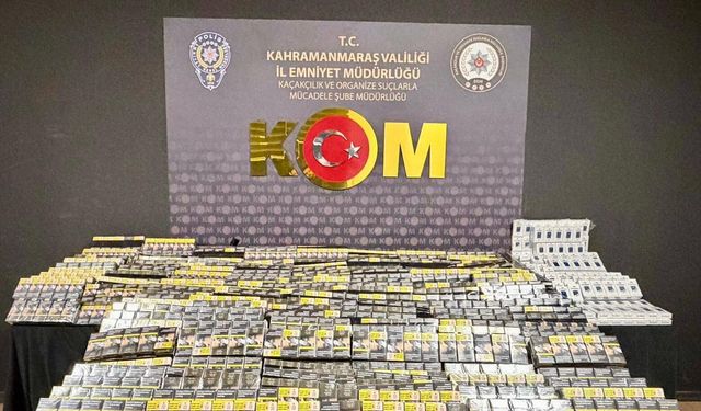 Kahramanmaraş’ta Kaçak Tütün ve Sigara Operasyonu: 7 Şüpheliye İşlem