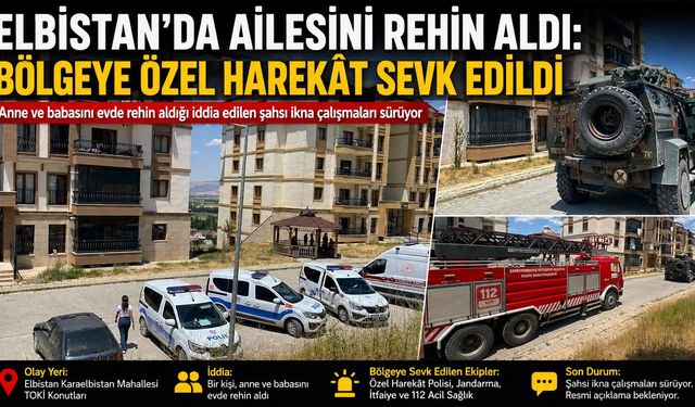 Kahramanmaraş ailesini rehin aldığı iddiası