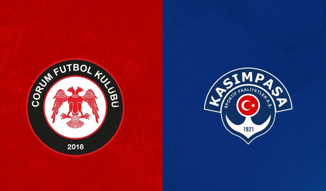Çorum FK-Kasımpaşa maçı ne zaman, saat kaçta? Canlı izle, maçın detayları