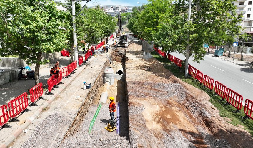 Dulkadiroğlu’nda Yeni Altyapı Hatlarının İmalatı Sürüyor