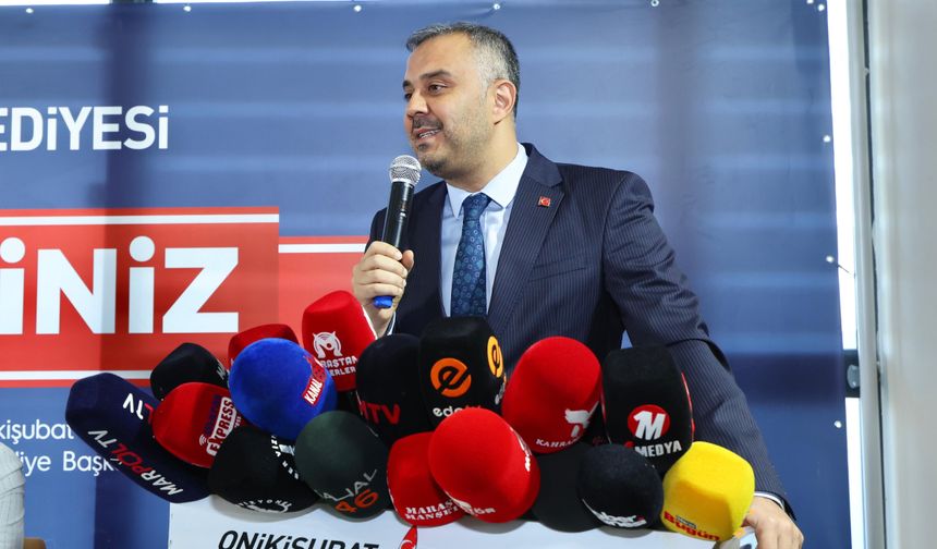 Başkan Toptaş; Var gücümüzle Onikişubat’ımızı geleceğe hazırlıyoruz