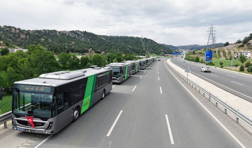 Kahramanmaraş’ta Toplu Taşıma Yeni Hibrit Otobüslerle Güçlendi