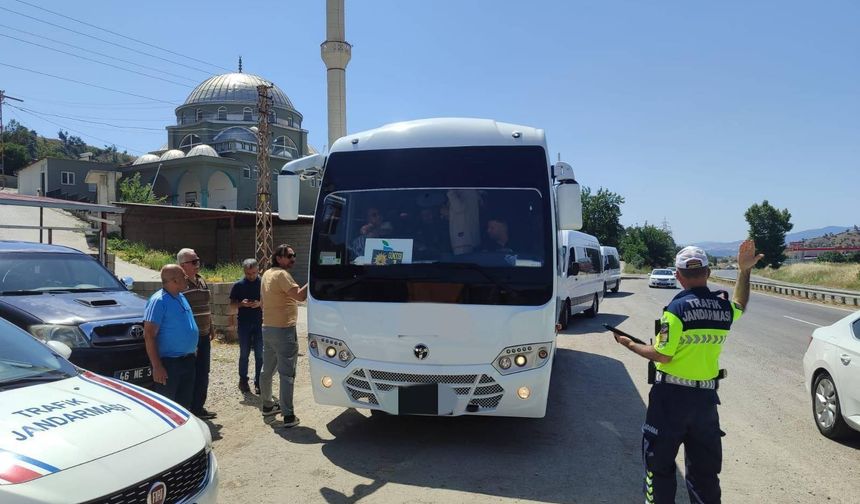 Kahramanmaraş'ta Kurallara Uymayan Sürücülere Ceza Yağdı