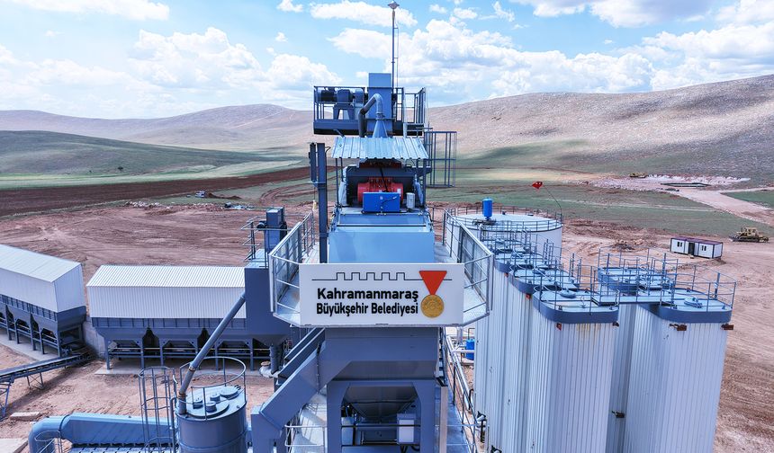 Kahramanmaraş'ta Asfalt Üretim Tesisi Tamamlanıyor: Filoya 18 Araç Daha