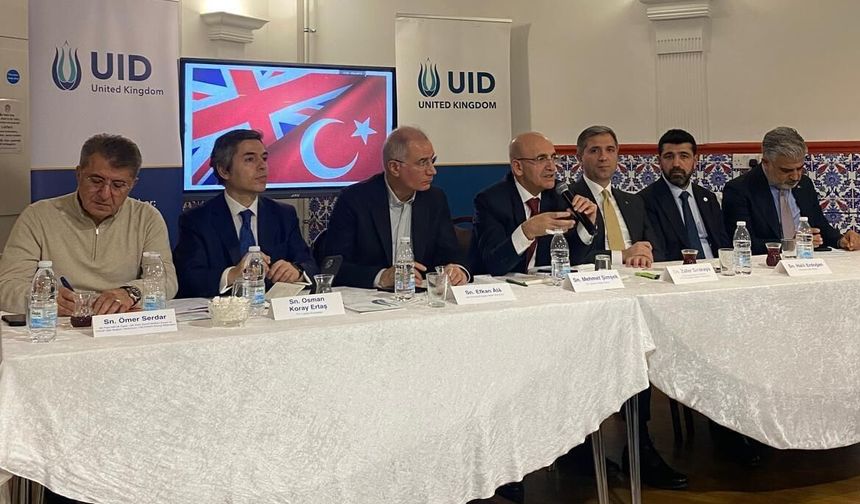 UID İngiltere’de Bakan Şimşek ve Efkan Âlâ Katılımlı Halk Buluşması