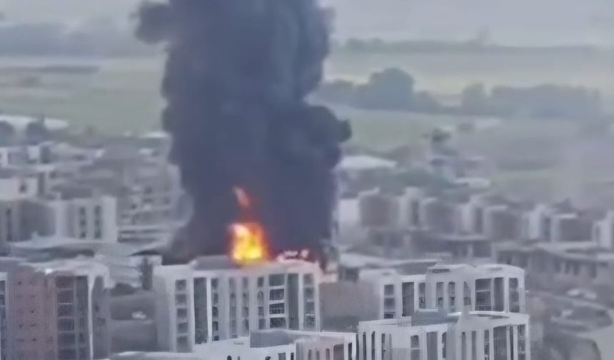 Kahramanmaraş'ta şantiye yangını can aldı 1 işçi öldü, 7 işçi yaralandı