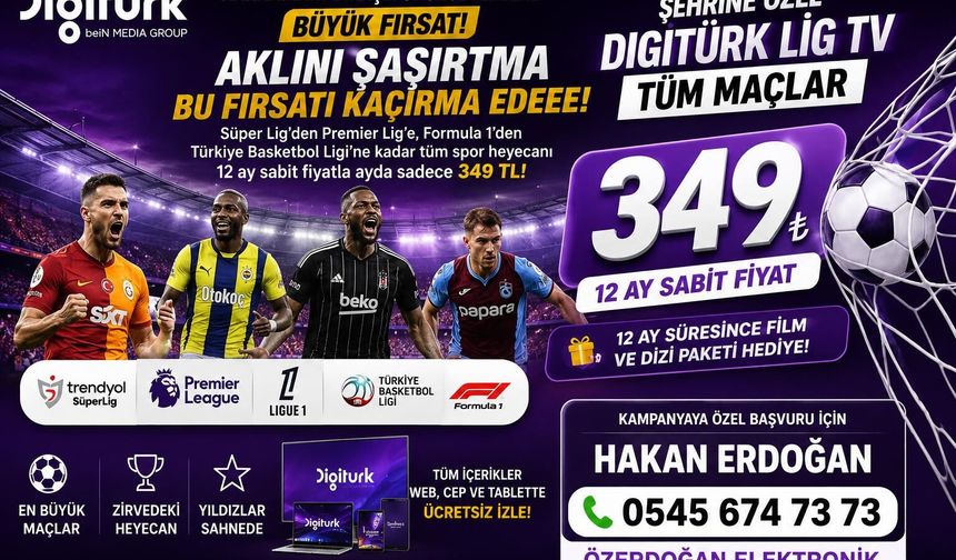 Digiturk'ten Kahramanmaraşlı  Sporseverlere Özel Kampanya