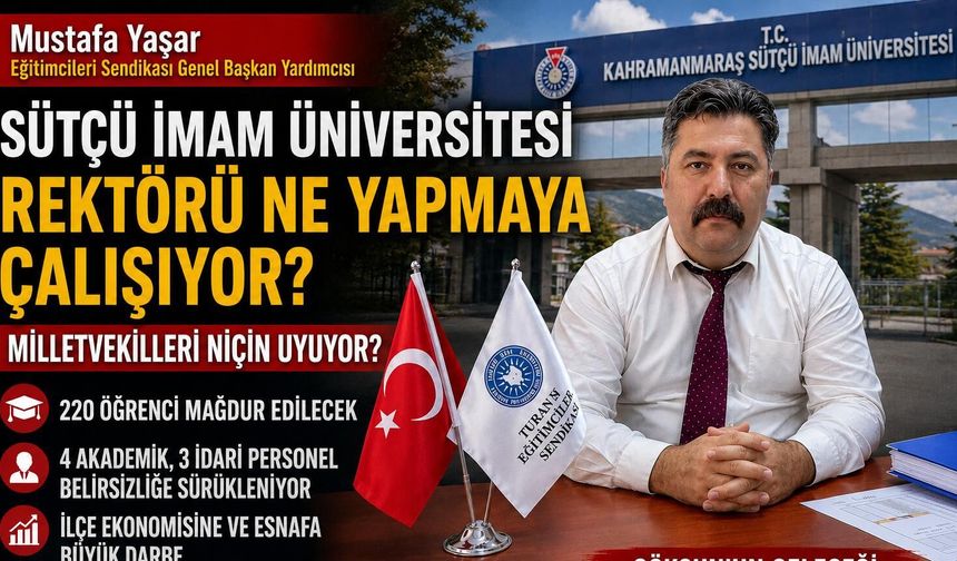 Göksun Uygulamalı Bilimler Yüksekokulu'nda Bölüm Taşınması Tepkisi