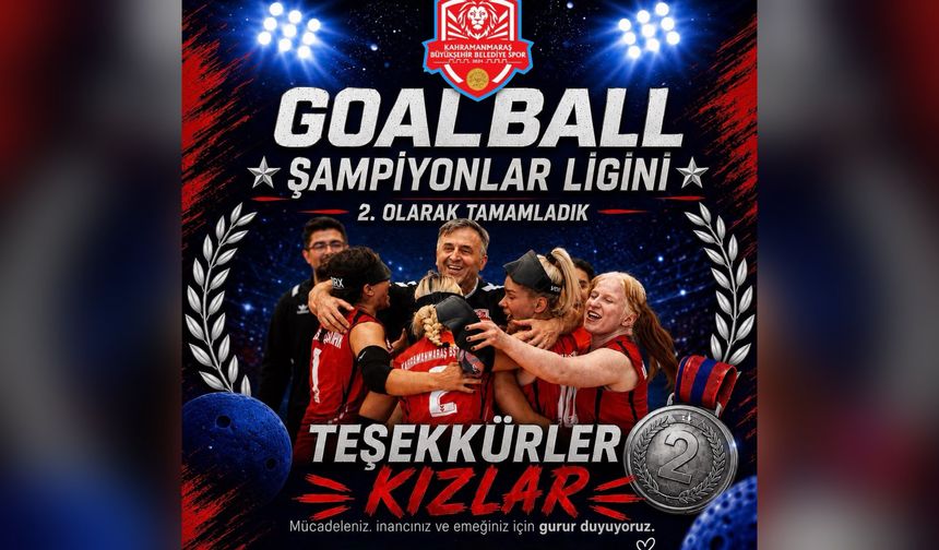 Büyükşehir'in Kadın Goalball Takımı Avrupa İkincisi