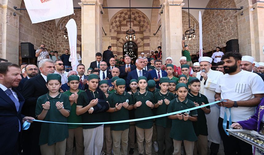 Kahramanmaraş’ta 5 tarihi cami yeniden ibadete açıldı
