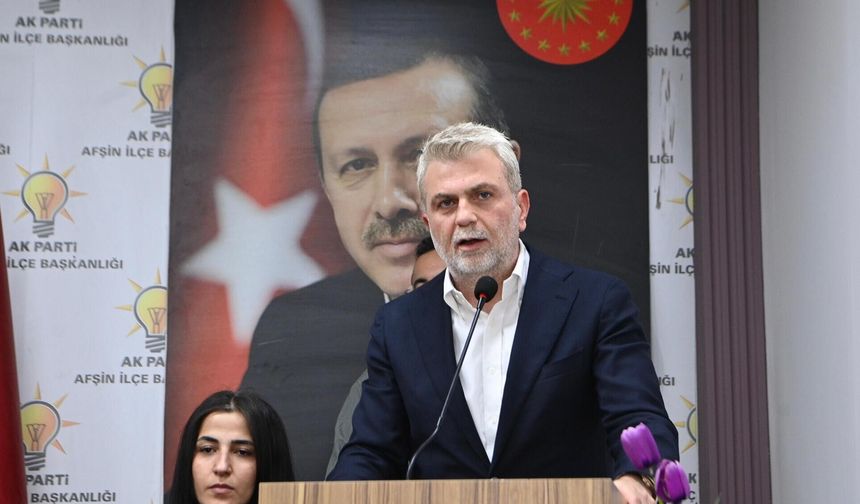 Afşin’e 2,5 yılda 485 milyon TL’lik altyapı yatırımı
