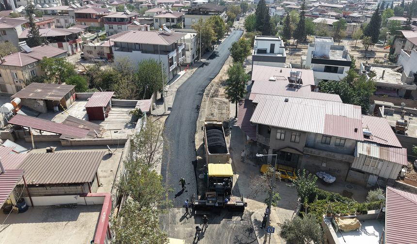 Alpaslan Caddesi’nde kapsamlı yenileme sürüyor