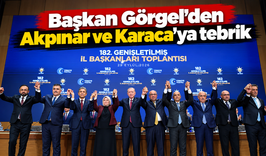 Görgel’den AK Parti’ye katılan başkanlara mesaj