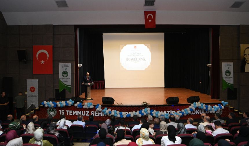 Kahramanmaraş’ta 70 hafız için mezuniyet programı